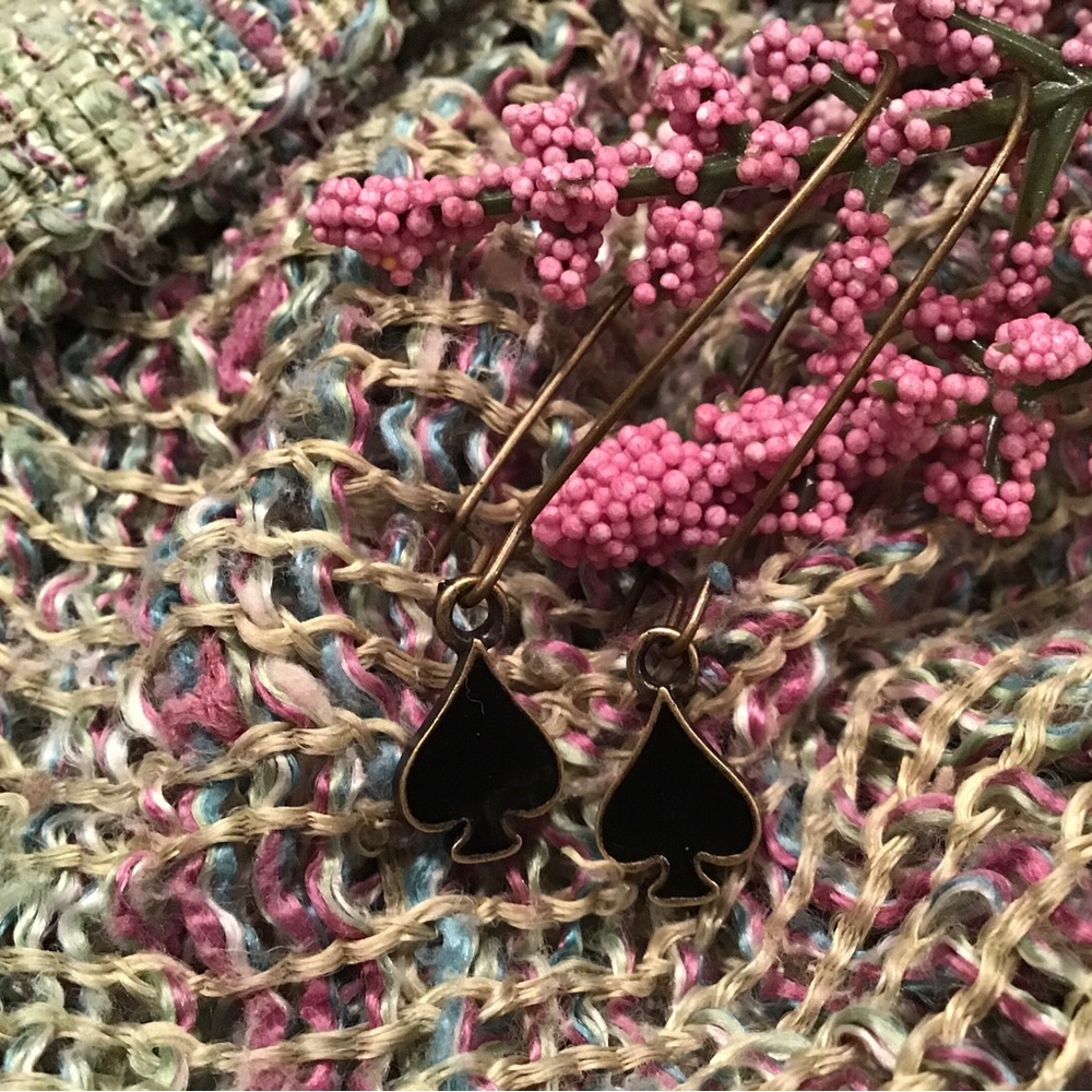 #42 Ace Of Spades Earrings